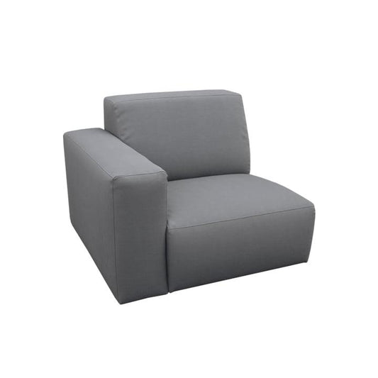 Modulares Outdoor-Möbelstück ELITE Element mit Armlehne – B80