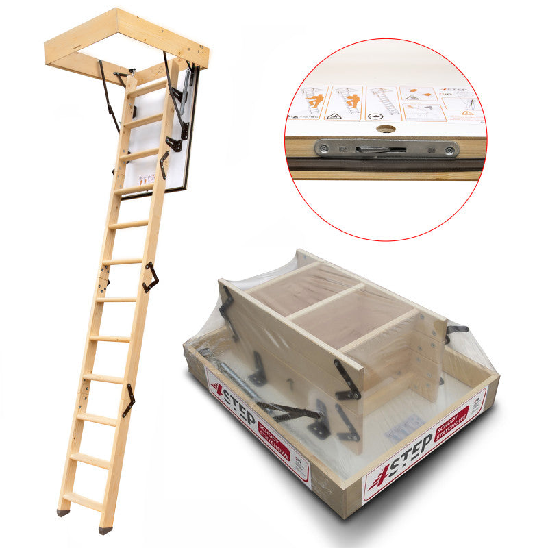Dachbodentreppe 32mm Orginal 4STEP Greenline-1,2 W/m2K