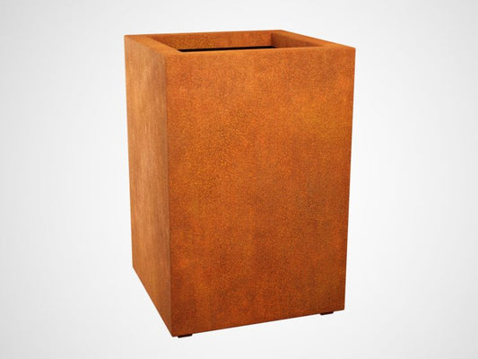 Metall-Pflanzkübel aus Cortenstahl ALTO 3 (60×60×90 cm)