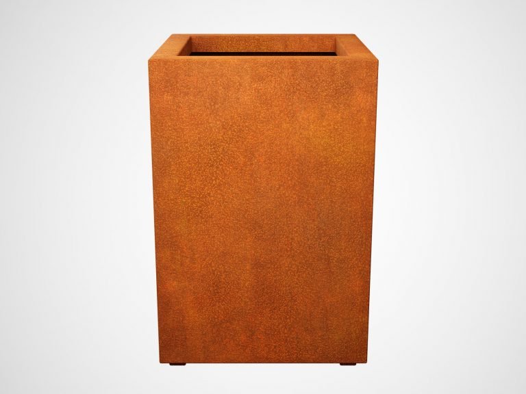 Metall-Pflanzkübel aus Cortenstahl ALTO 3 (60×60×90 cm)