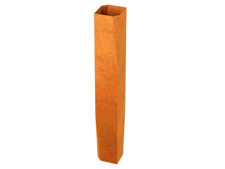 Cortenstahl-Pflanzkübel ANTORCHA (13×13×120 cm)