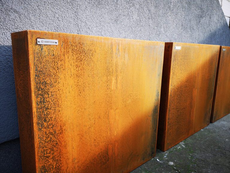 Cortenstahl-Pflanzkübel ESTRECHO 1 (60 × 30 × 90 cm)