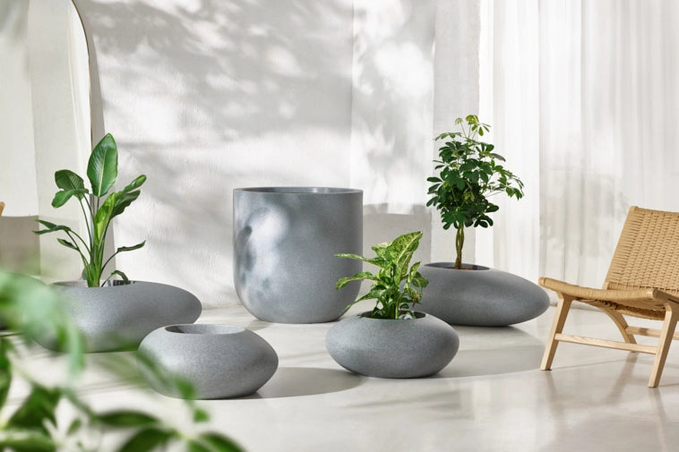Blumentopf Stoner M 53 cm mit Innenboden