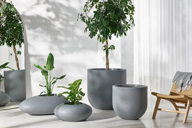 Blumentopf Stoner M 53 cm mit Innenboden