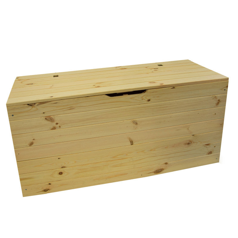 Garten-Holzkiste 200 L mit Deckel – praktische Aufbewahrungsbox aus Naturholz