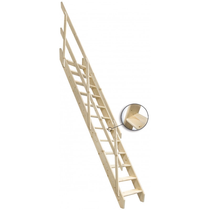 Müllertreppe aus Holz – "Kopenhaga 745"