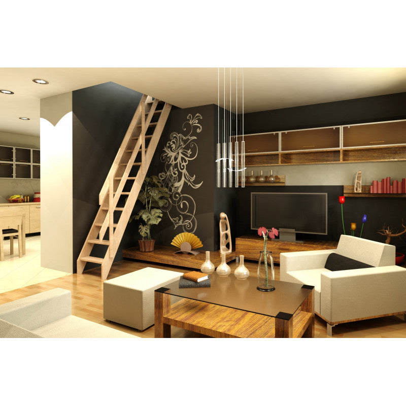 Müllertreppe aus Holz – "Kopenhaga 745"  4STEP