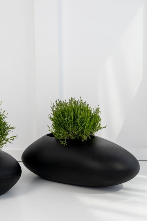 Blumentopf Stoner M 53 cm mit Innenboden