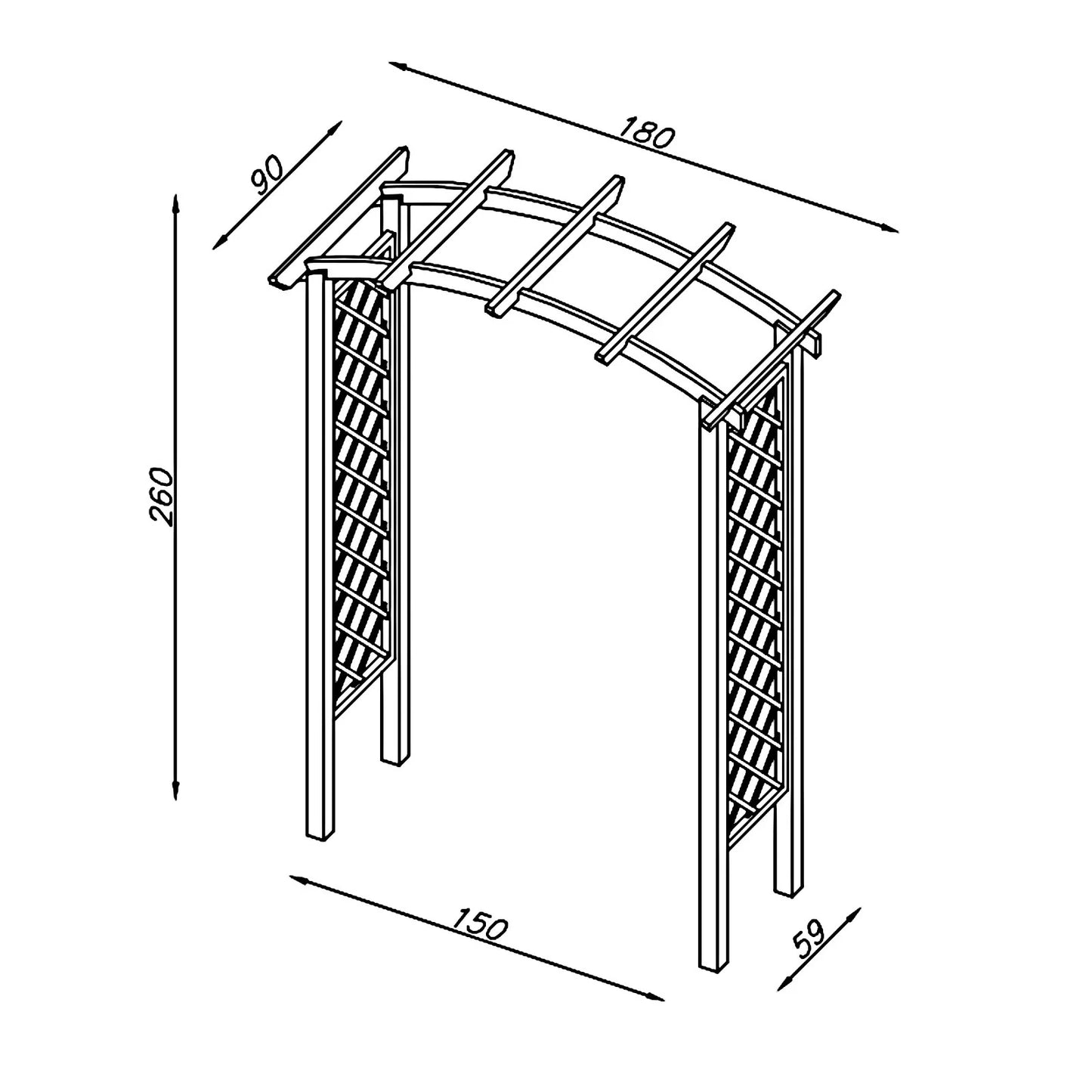 Arkadenpergola