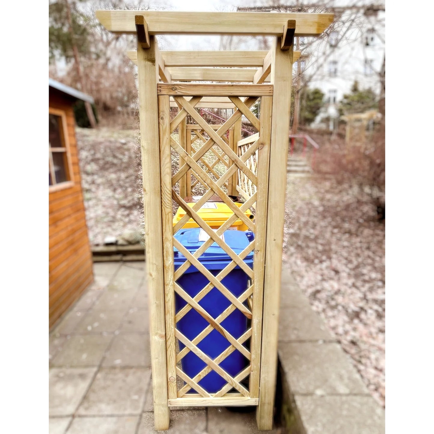 Mülltonnenverkleidung mit Pergola York