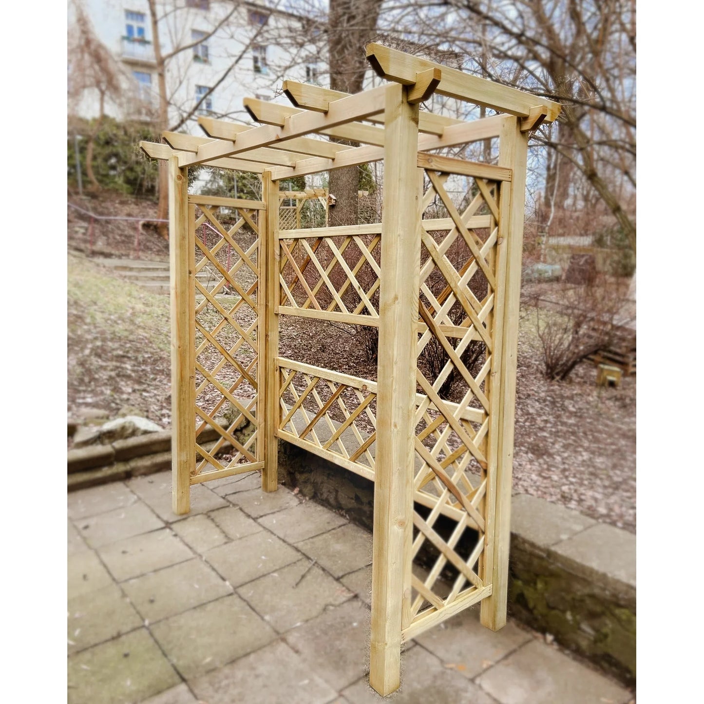 Mülltonnenverkleidung mit Pergola York