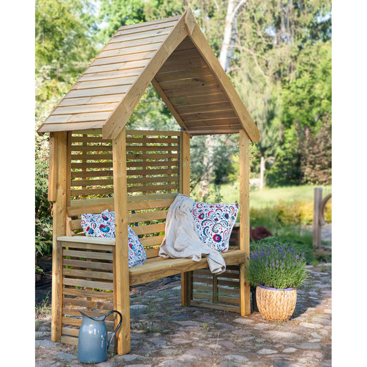 Orio Pergola mit Bank