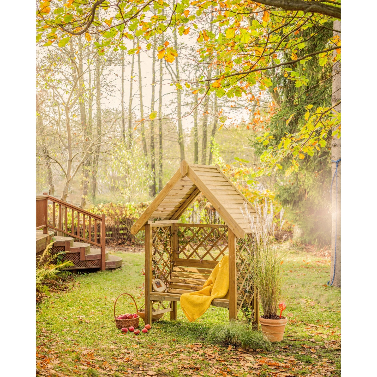 Oxford Pergola mit Bank