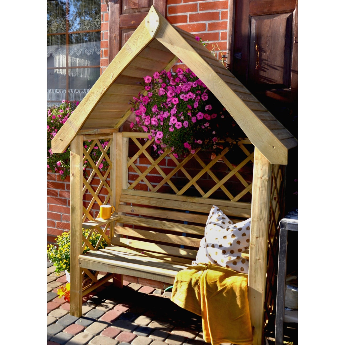 Oxford Pergola mit Bank
