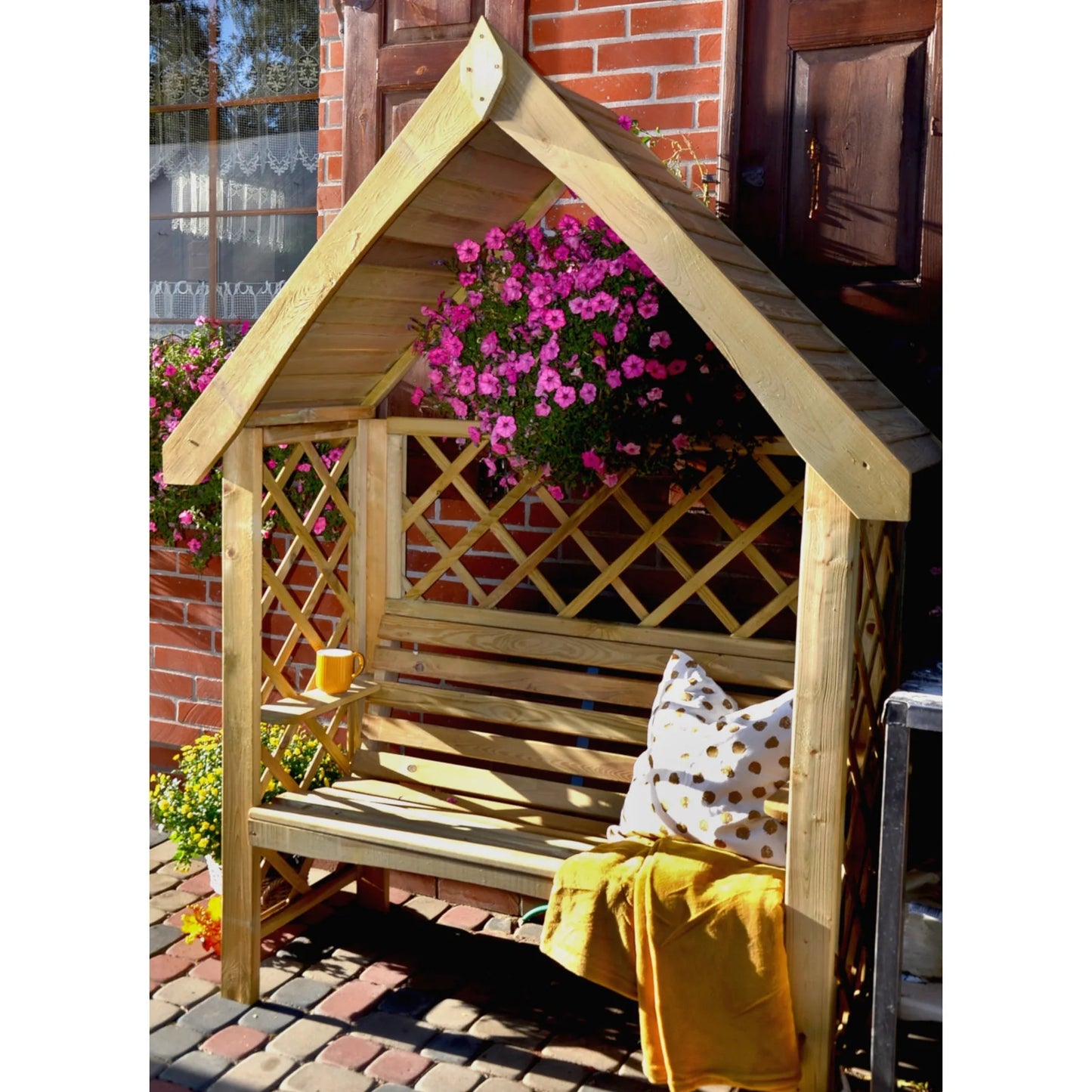 Oxford Pergola mit Bank