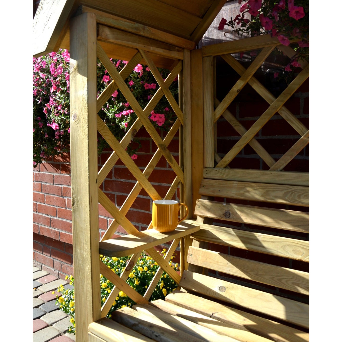 Oxford Pergola mit Bank