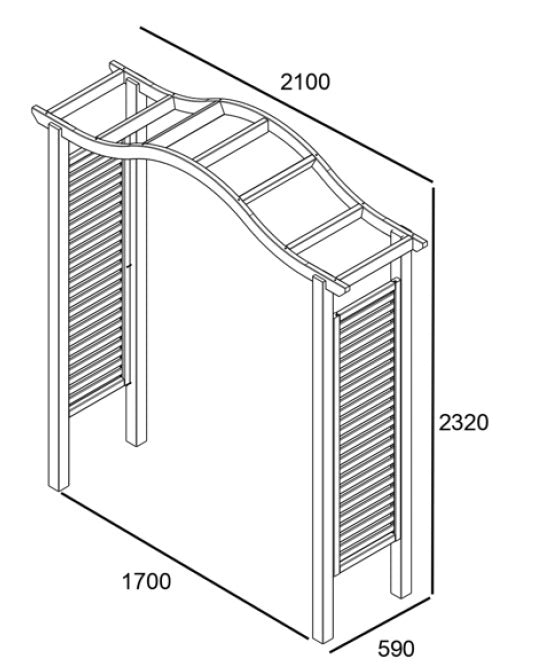 Pergola Dover Contemporary