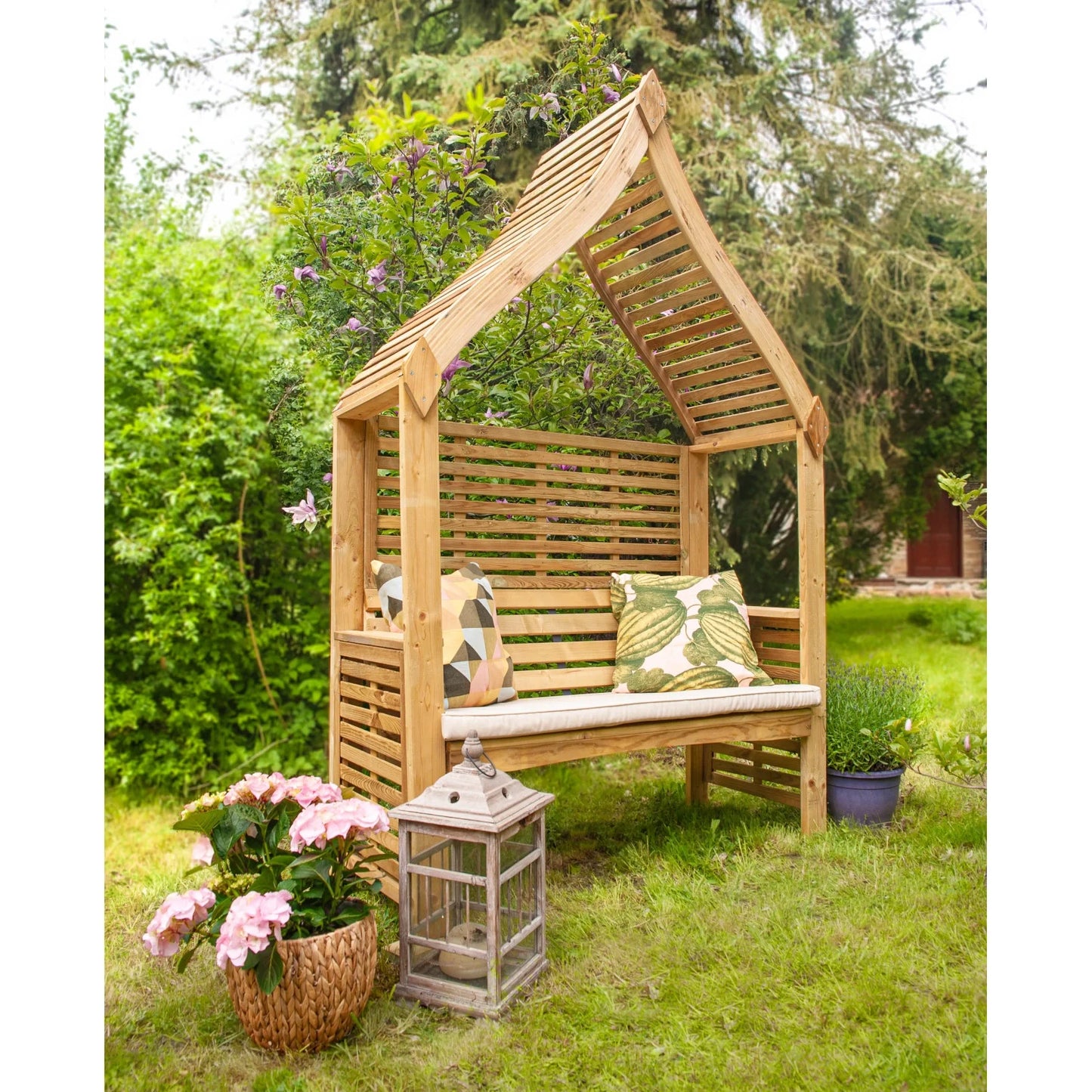 Pergola mit Omega-Dach Siena