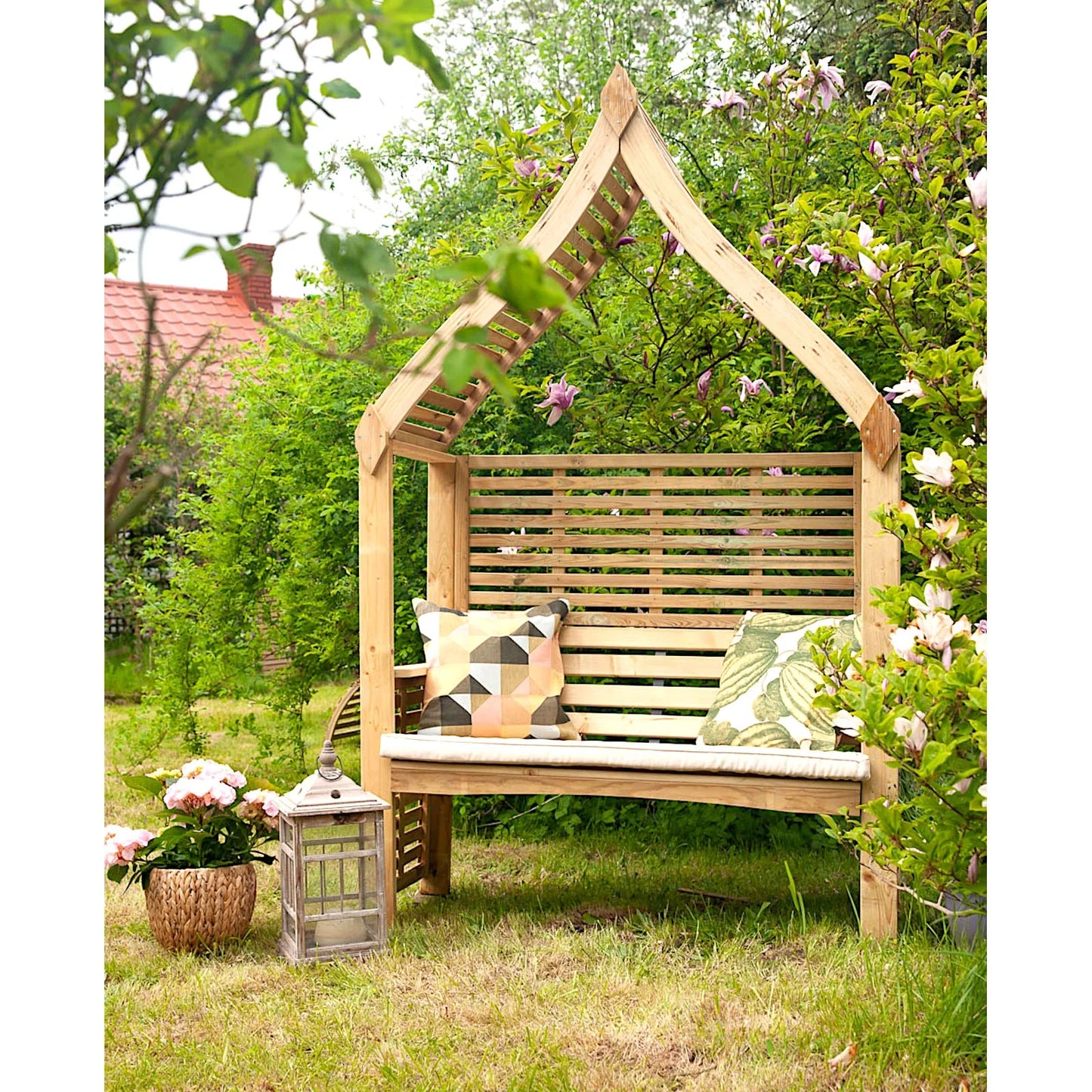 Pergola mit Omega-Dach Siena
