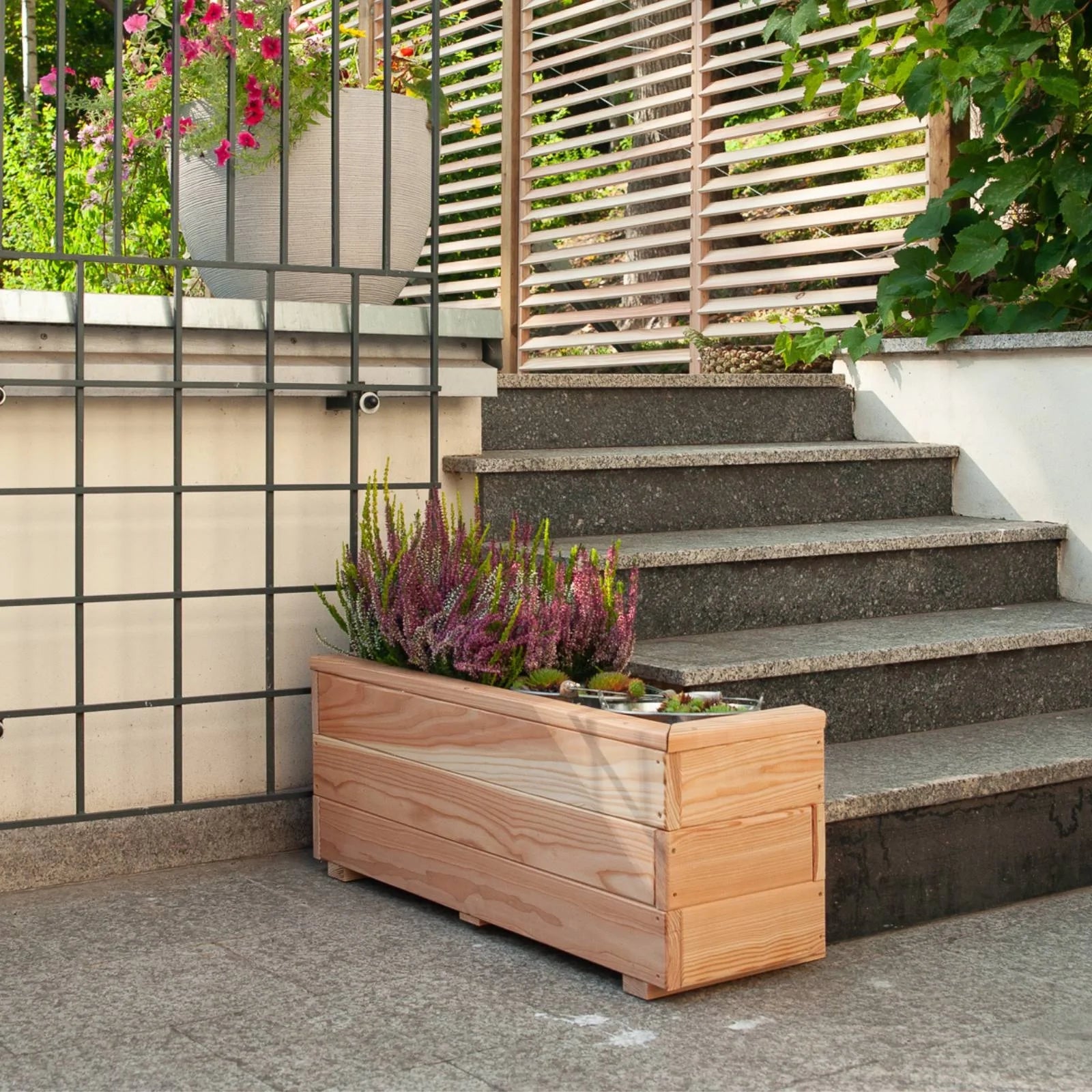 Pflanzkübel aus Lärchenholz – Garten Wunsch