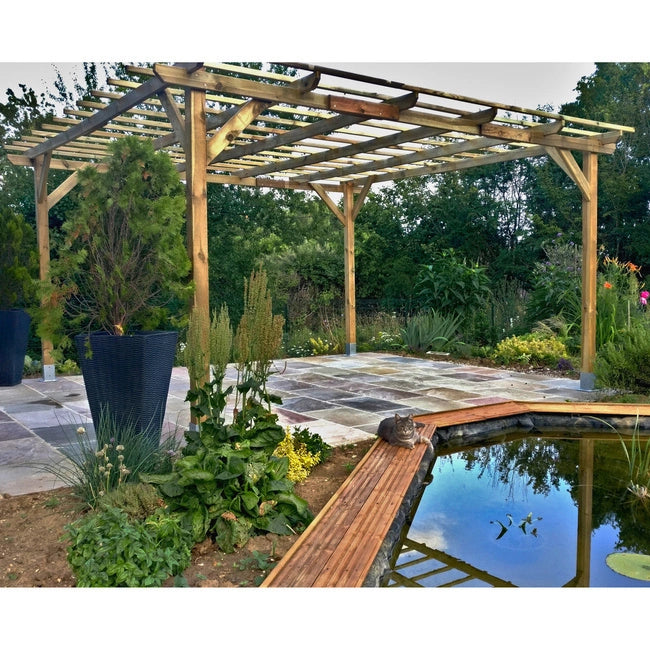 Traditionelle Pergola aus Holz Henley
