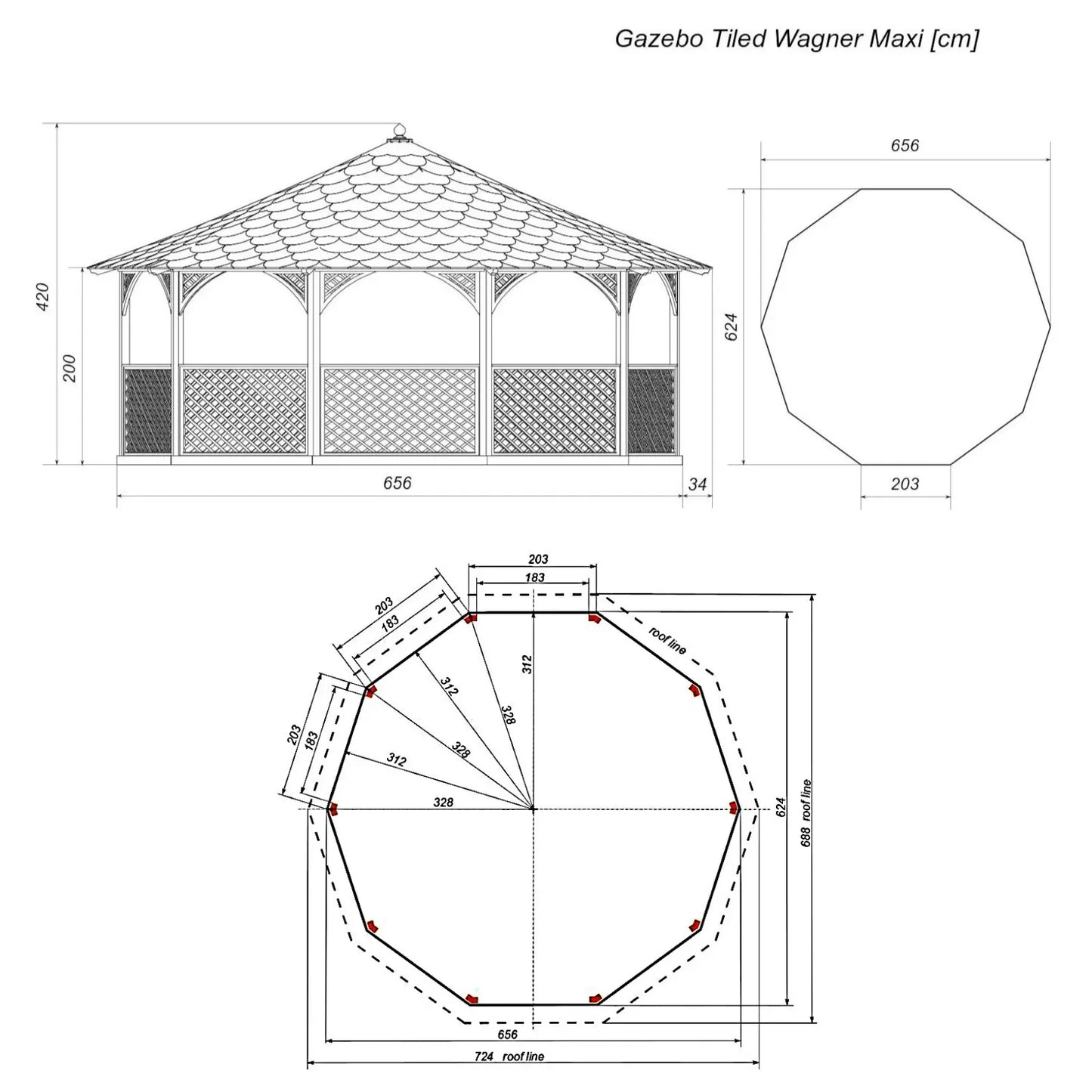 Gartenpavillon aus Holz Wuppertal