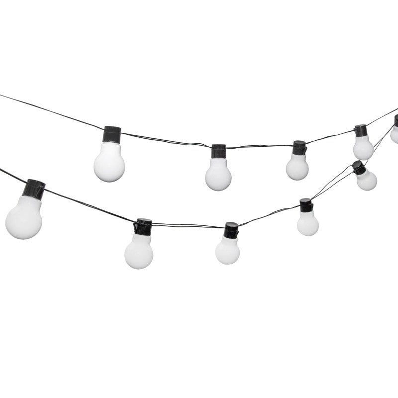 Solar-Lichterkette für den Garten – 20 hängende LED-Lampen