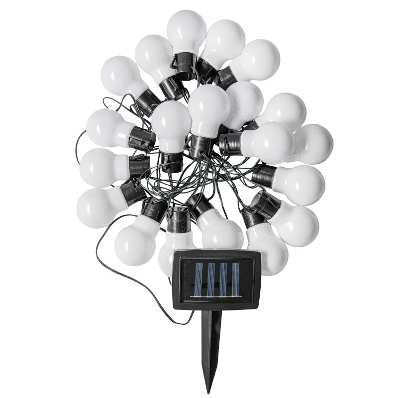 Solar-Lichterkette für den Garten – 20 hängende LED-Lampen