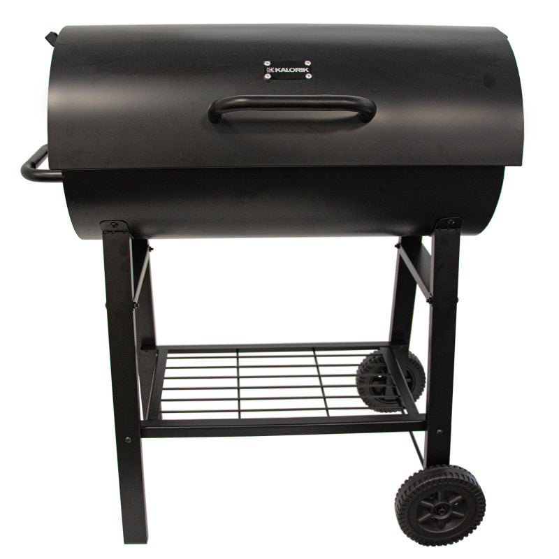 Holzkohle-Grill „Halbtonne“ mit Grillrost 59,5 × 29 cm