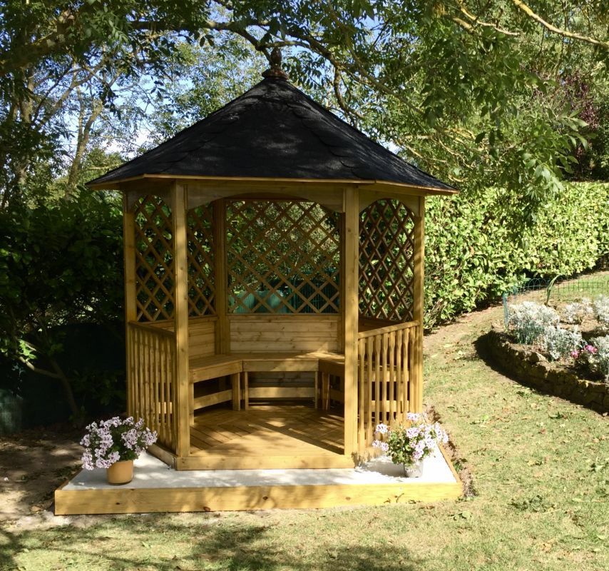 Gartenpavillon aus Holz Wiesbaden