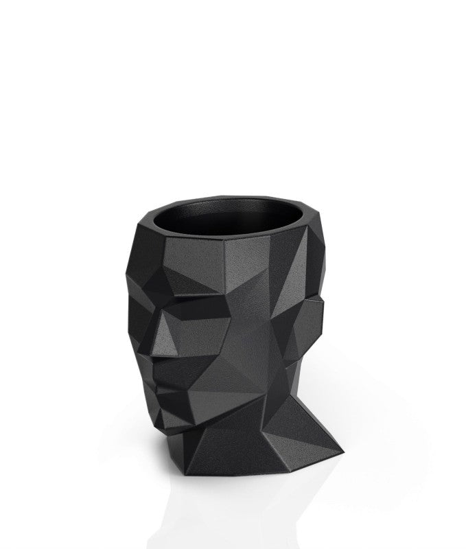 Design-Blumentopf Kopf Adonis 40 cm mit Innenboden