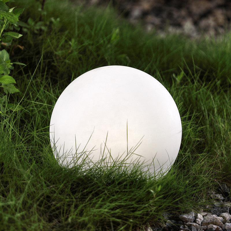 Solar-Gartenkugel Ø 25 cm – LED-Leuchte mit weißem Licht und Farbwechsel