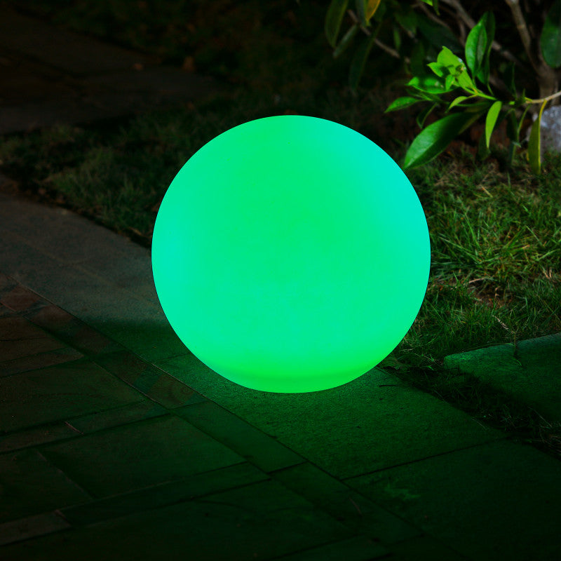 Solar-Gartenkugel Ø 25 cm – LED-Leuchte mit weißem Licht und Farbwechsel