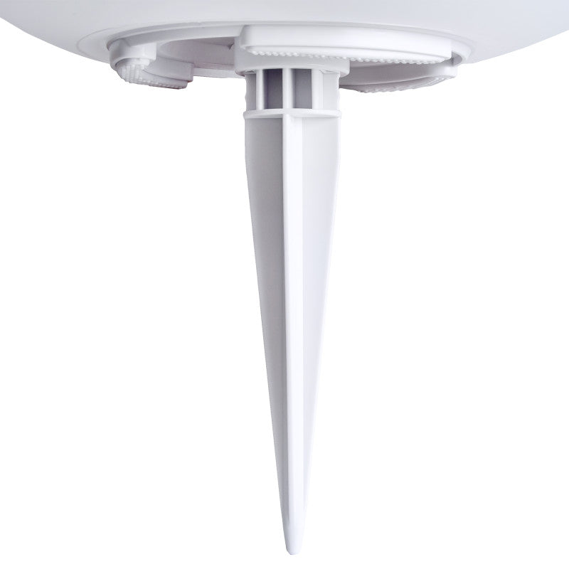 Solar-Gartenkugel LUNAR Ø 40 cm – RGB-LED mit Fernbedienung und Erdspieß