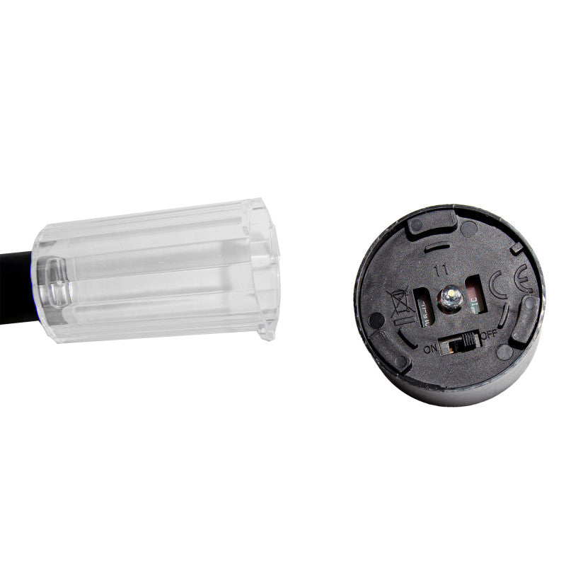 Solar-Gartenleuchte ISKRA – Schwarz, 31,5 cm, 8er-Set