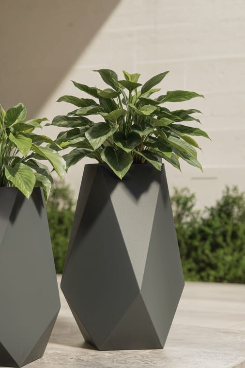 Blumentopf Volcano 80 cm mit Innenboden