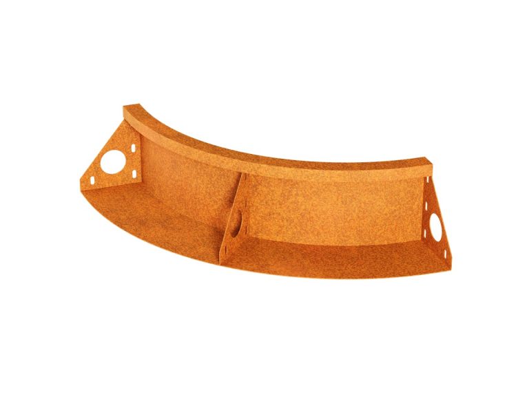 Cortenstahl-Rasenkante Border 90R500 W