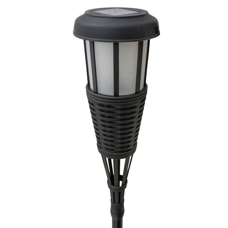 Solar-Gartenfackeln mit Flammeneffekt – 108 cm, 6er-Set