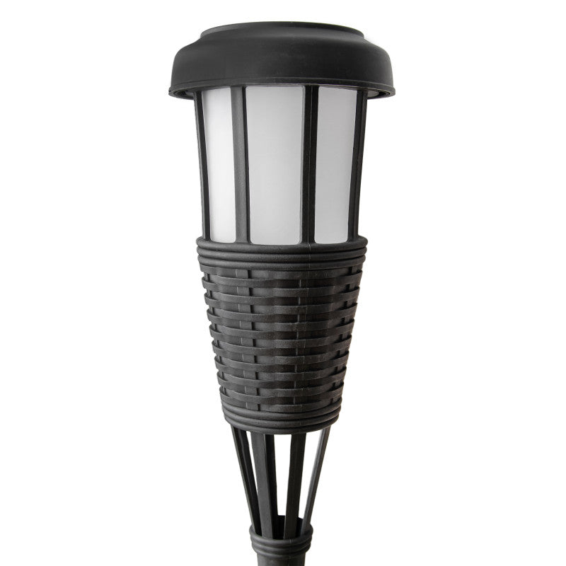 Solar-Gartenfackeln mit Flammeneffekt – 108 cm, 6er-Set