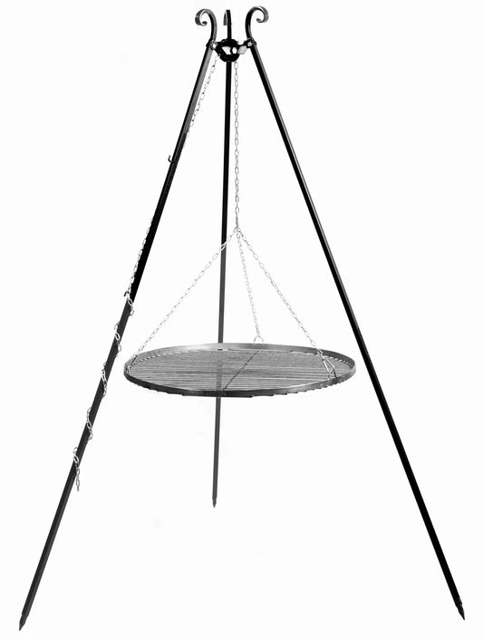 Schwenkgrill 180 cm - Grillrost aus Rohstahl 50 cm