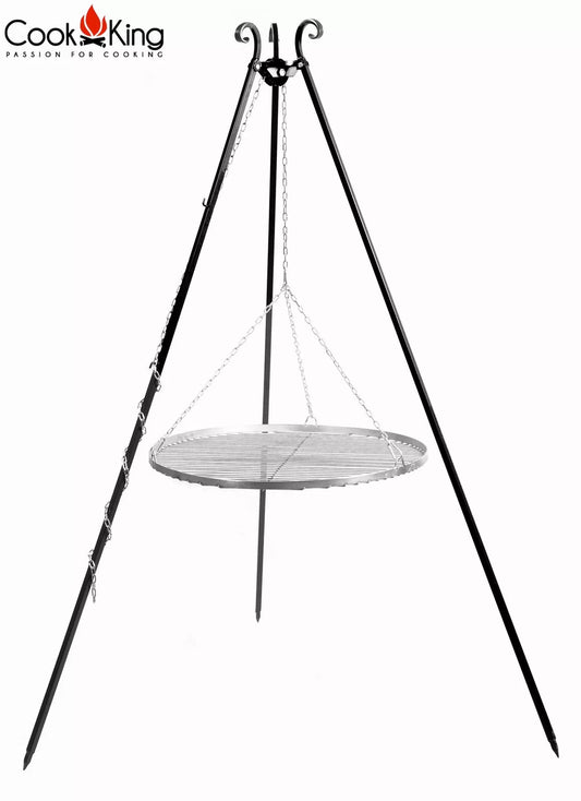 Schwenkgrill 180 cm - Grillrost aus Edelstahl 70 cm
