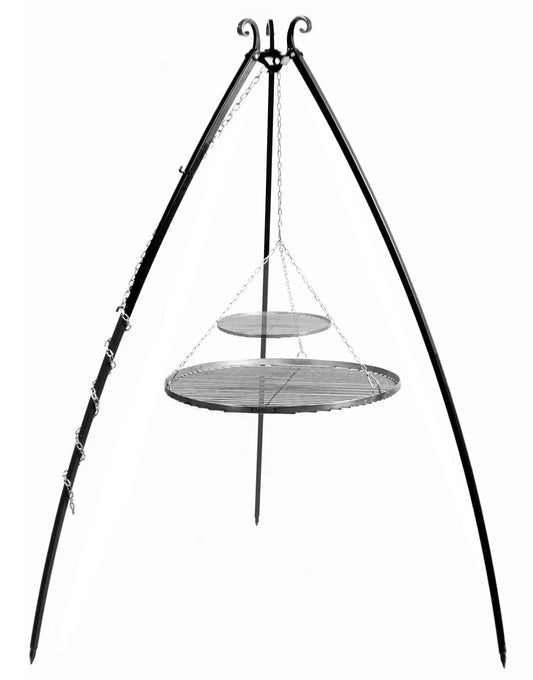 Schwenkgrill 200 cm - Grillrost aus Edelstahl 50 cm