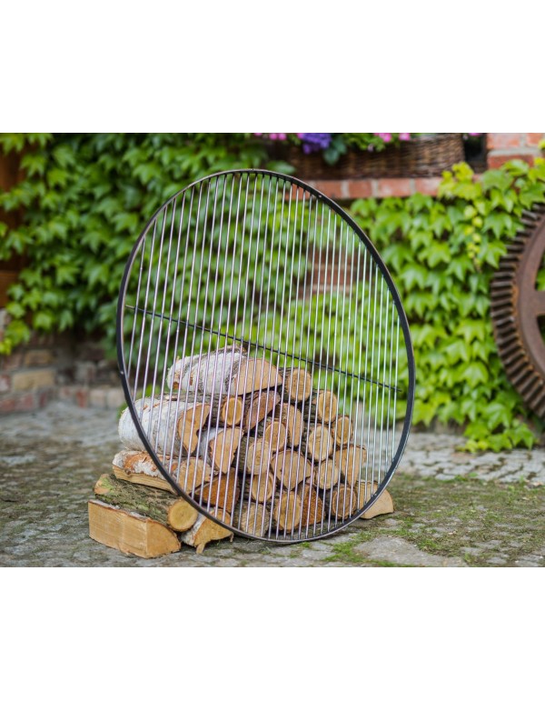 Schwenkgrill 200 cm - Grillrost aus Rohstahl 70 cm + Kurbel