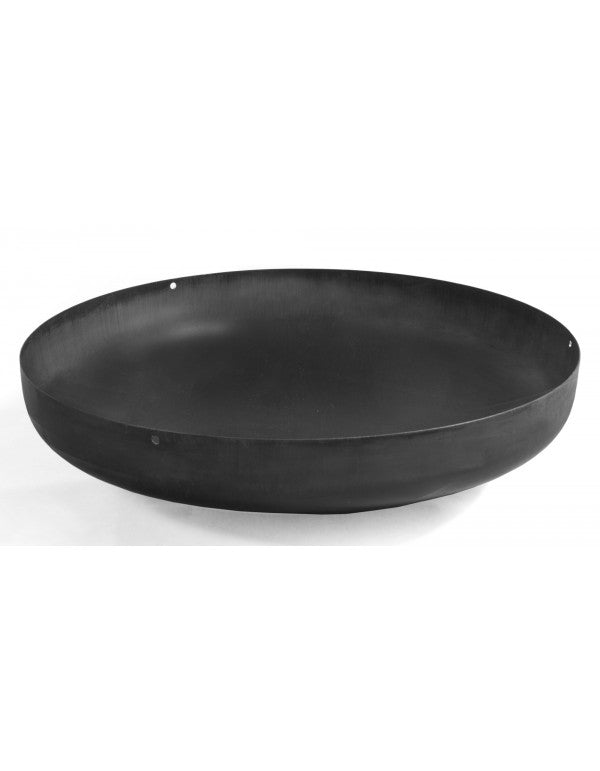 Wok am Dreibein, 180 cm Höhe, Rohstahl, 60 cm Durchmesser