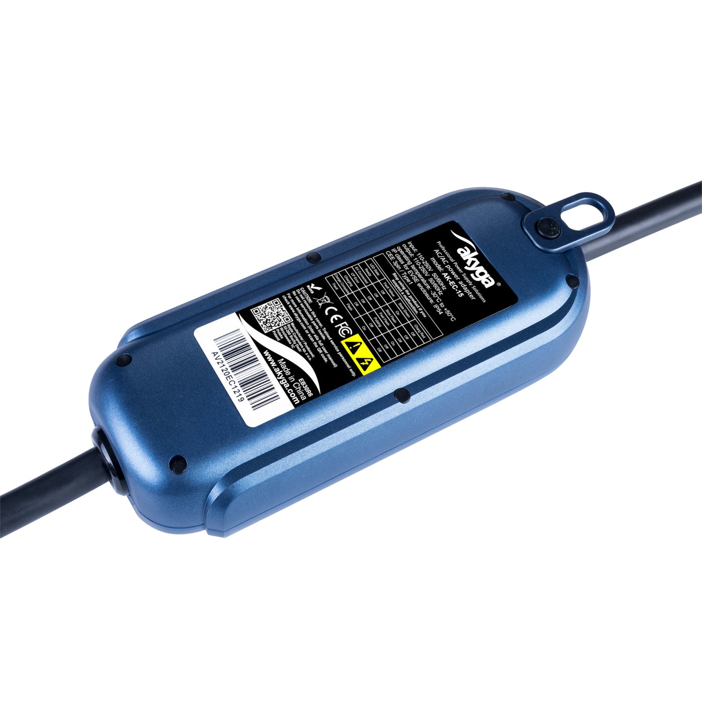 Ladekabel für Elektroautos AAK-EC-15 CEE 3-pin Type1 LCD 32A 5m - Akyga