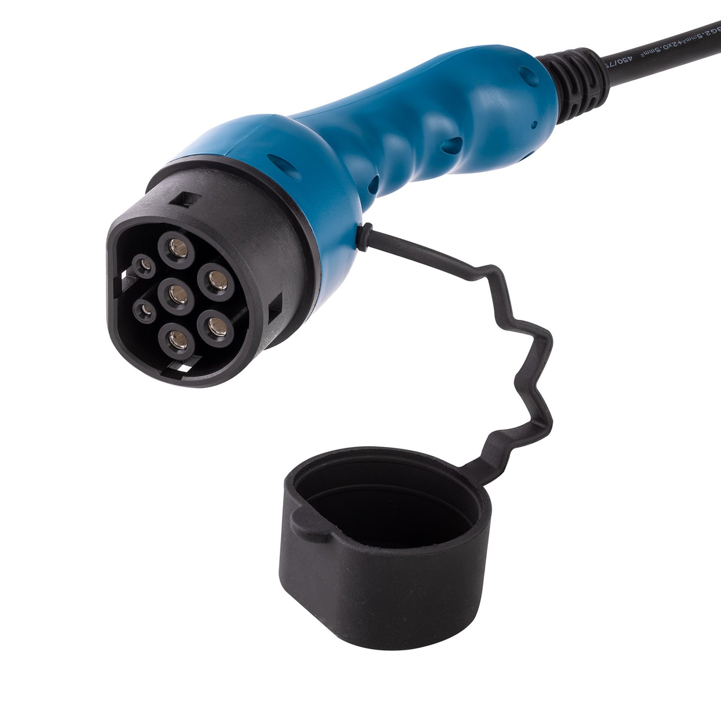 Ladekabel für Elektroautos AK-EC-07 Type2 LCD 16A 5m - Akyga