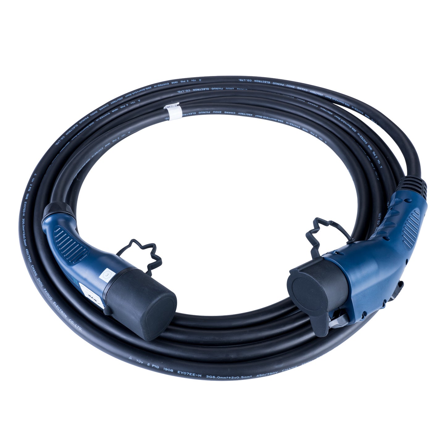 Ladekabel für Elektroautos AK-EC-08 Type2 / Type1 32A 6m - Akyga