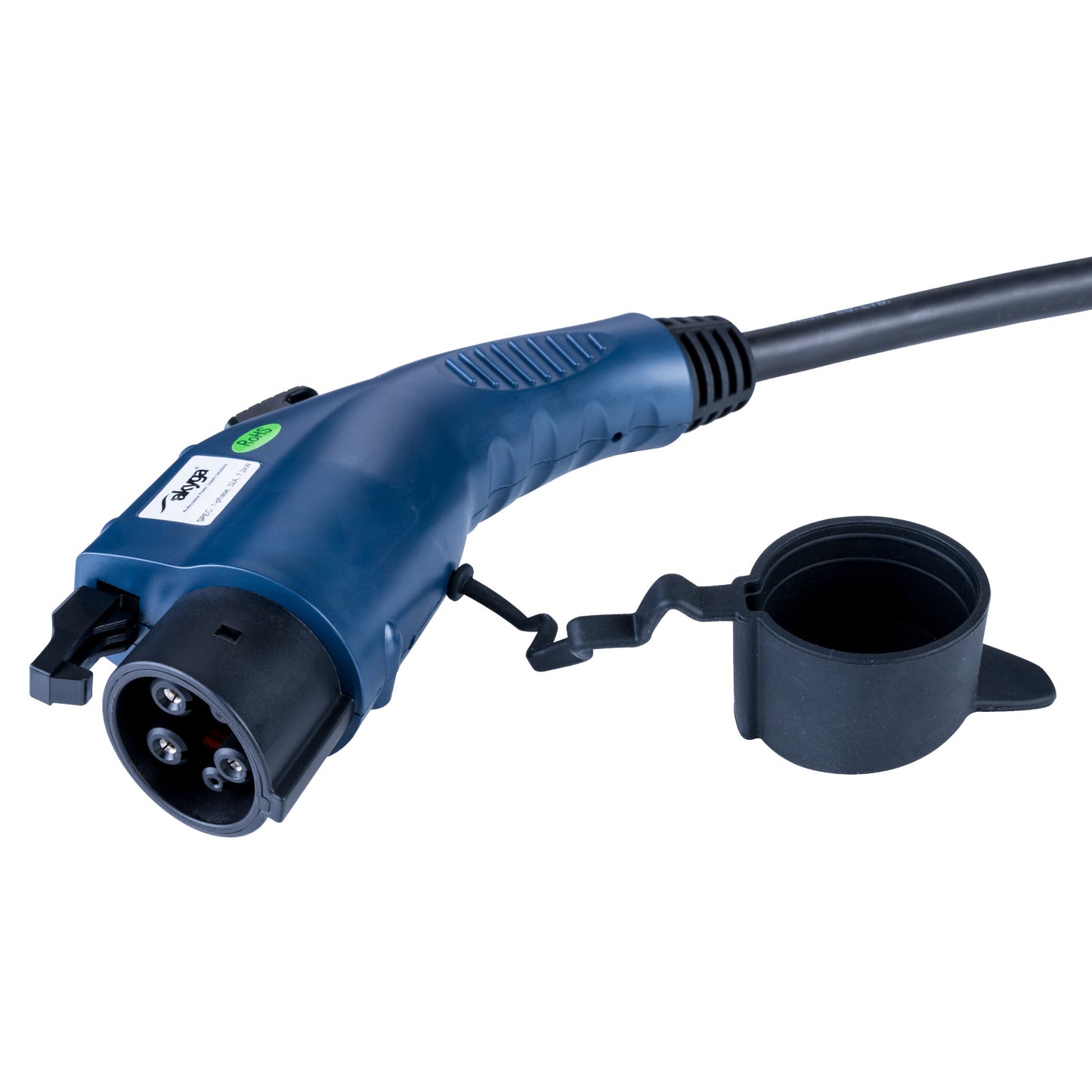 Ladekabel für Elektroautos AK-EC-08 Type2 / Type1 32A 6m - Akyga