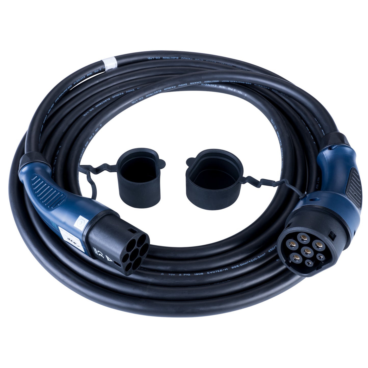 Ladekabel für Elektroautos AK-EC-09 Type2 / Type2 32A 6m - Akyga
