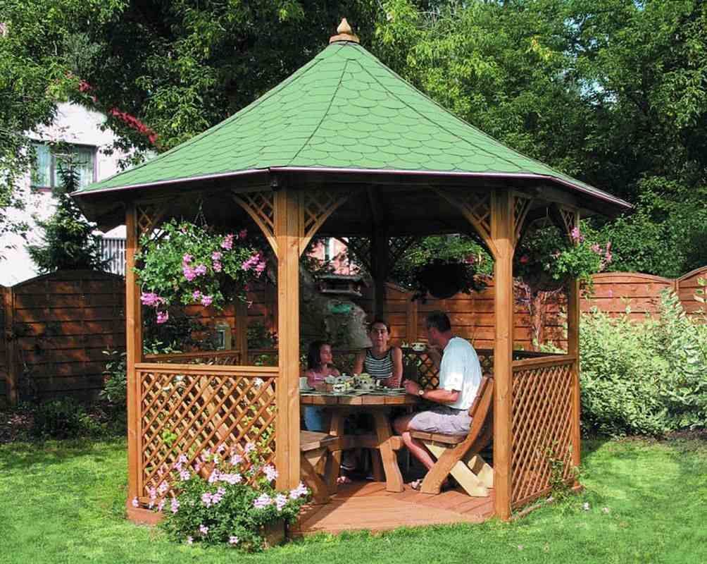Chopin-Gartenpavillon aus Holz